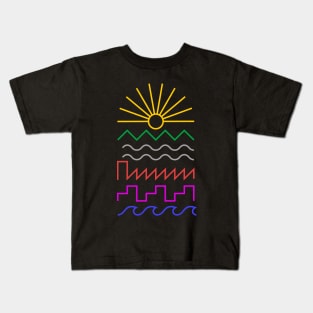 I know about waves Kids T-Shirt